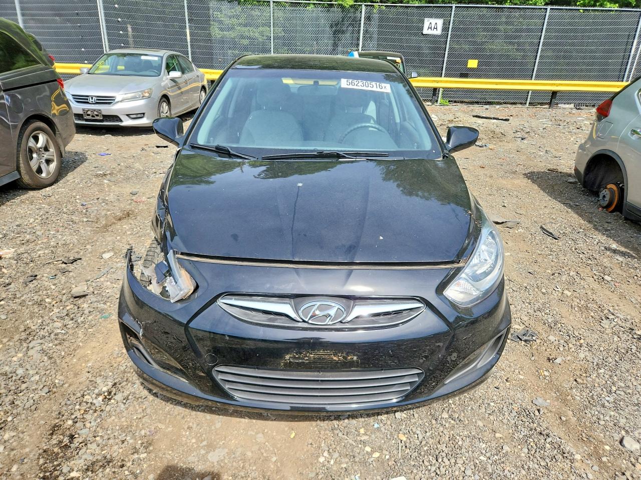 2014 Hyundai Accent Gls Black vin: KMHCT4AE0EU778414