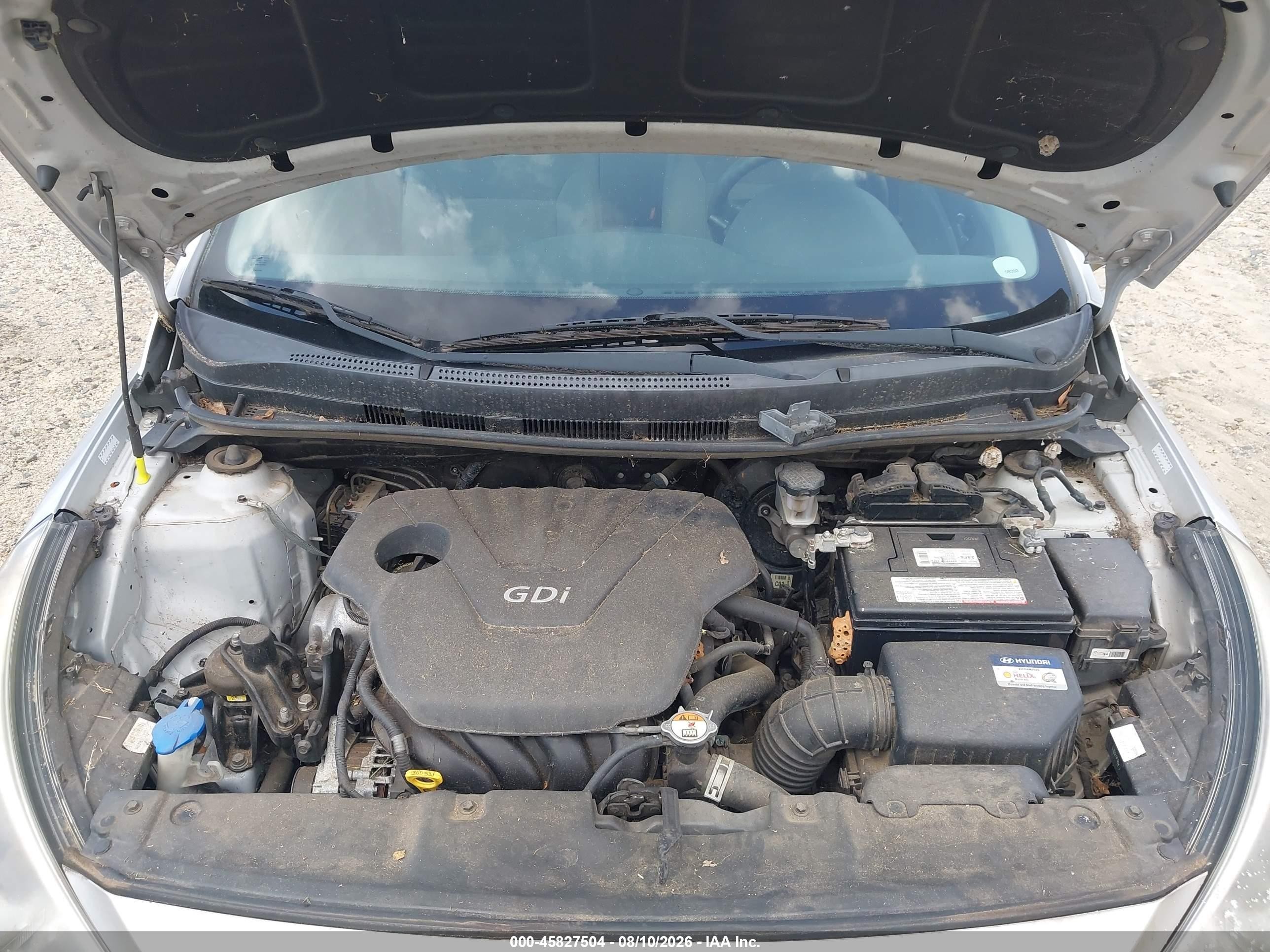 2015 Hyundai Accent Gls Silver vin: KMHCT4AE0FU883018