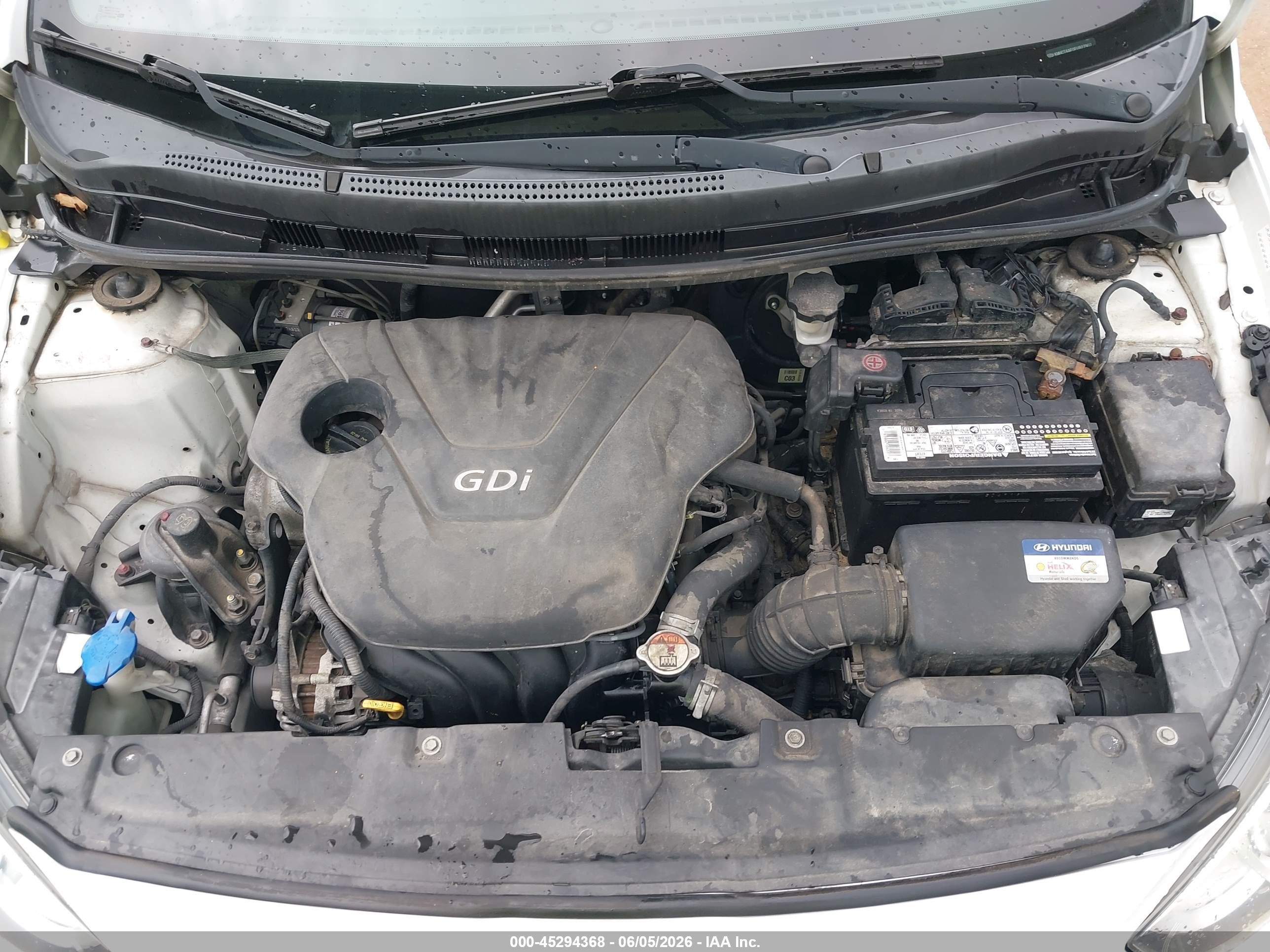 2015 Hyundai Accent Gls White vin: KMHCT4AE0FU927907