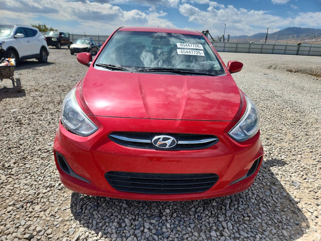 2015 Hyundai Accent Gls Red vin: KMHCT4AE0FU938115