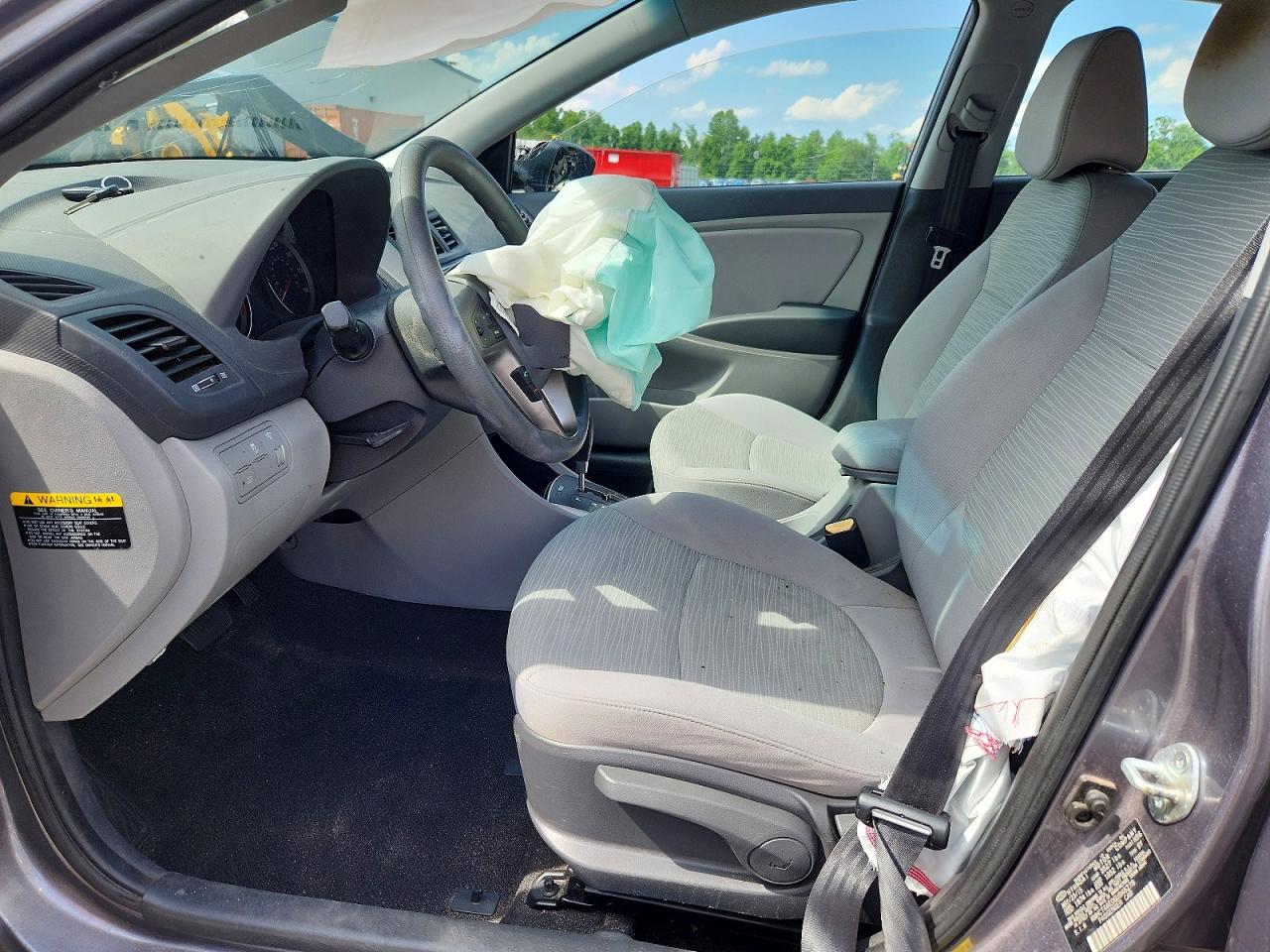 2016 Hyundai Accent Se Gray vin: KMHCT4AE0GU946278