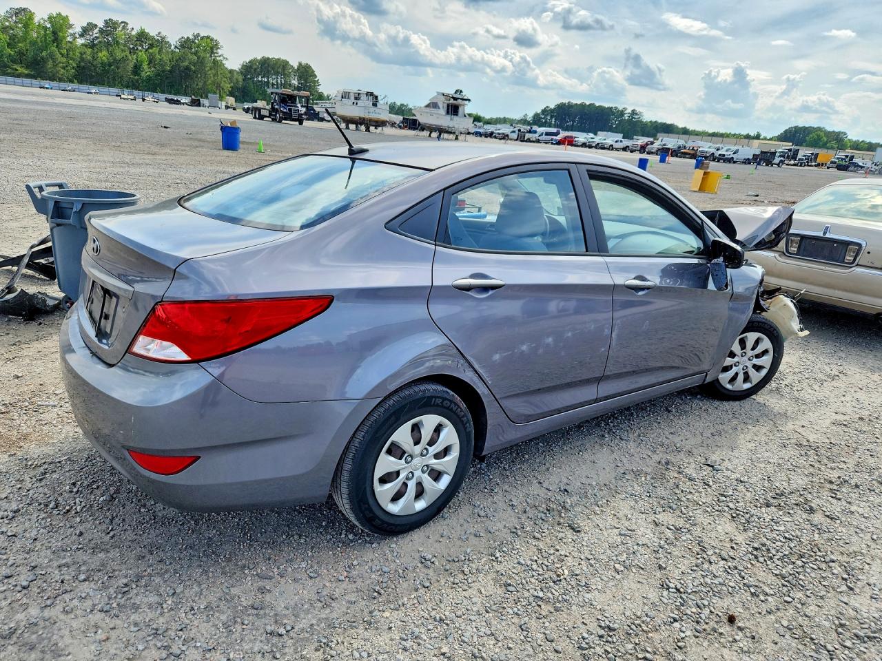 2016 Hyundai Accent Se Gray vin: KMHCT4AE0GU946278
