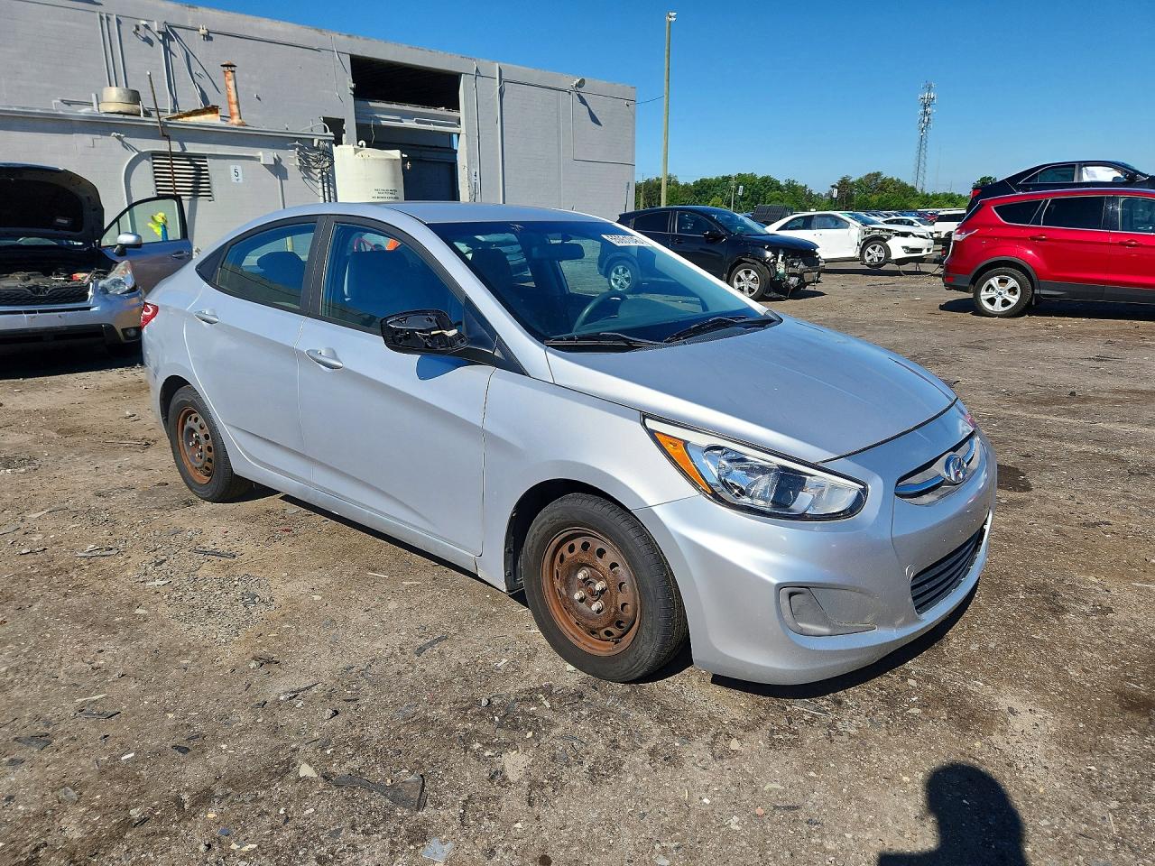 2017 Hyundai Accent Se Silver vin: KMHCT4AE0HU318609