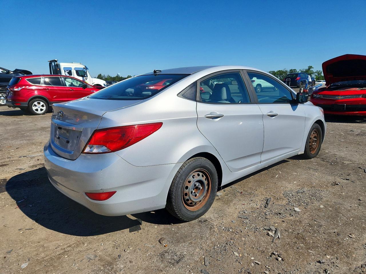 2017 Hyundai Accent Se Silver vin: KMHCT4AE0HU318609