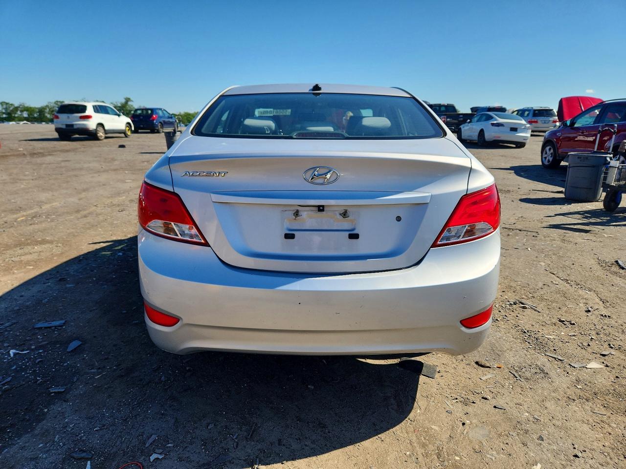 2017 Hyundai Accent Se Silver vin: KMHCT4AE0HU318609