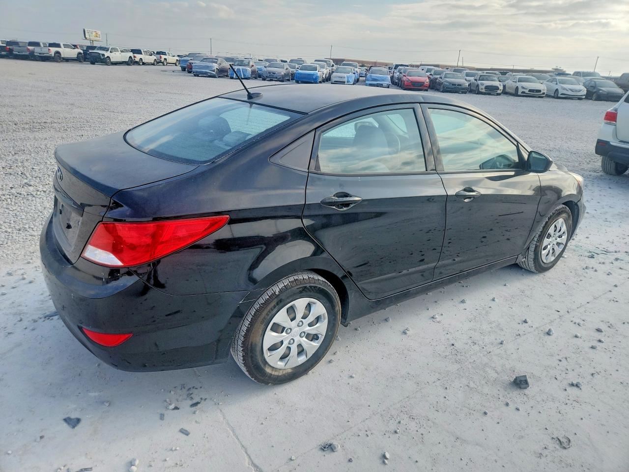 2017 Hyundai Accent Se Черный vin: KMHCT4AE0HU396310