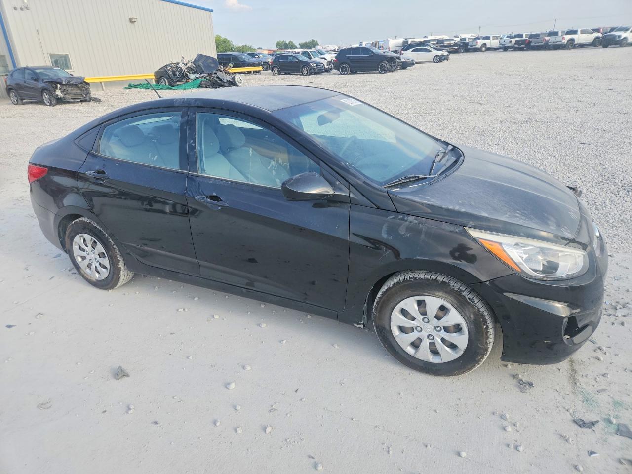 2017 Hyundai Accent Se Черный vin: KMHCT4AE0HU396310