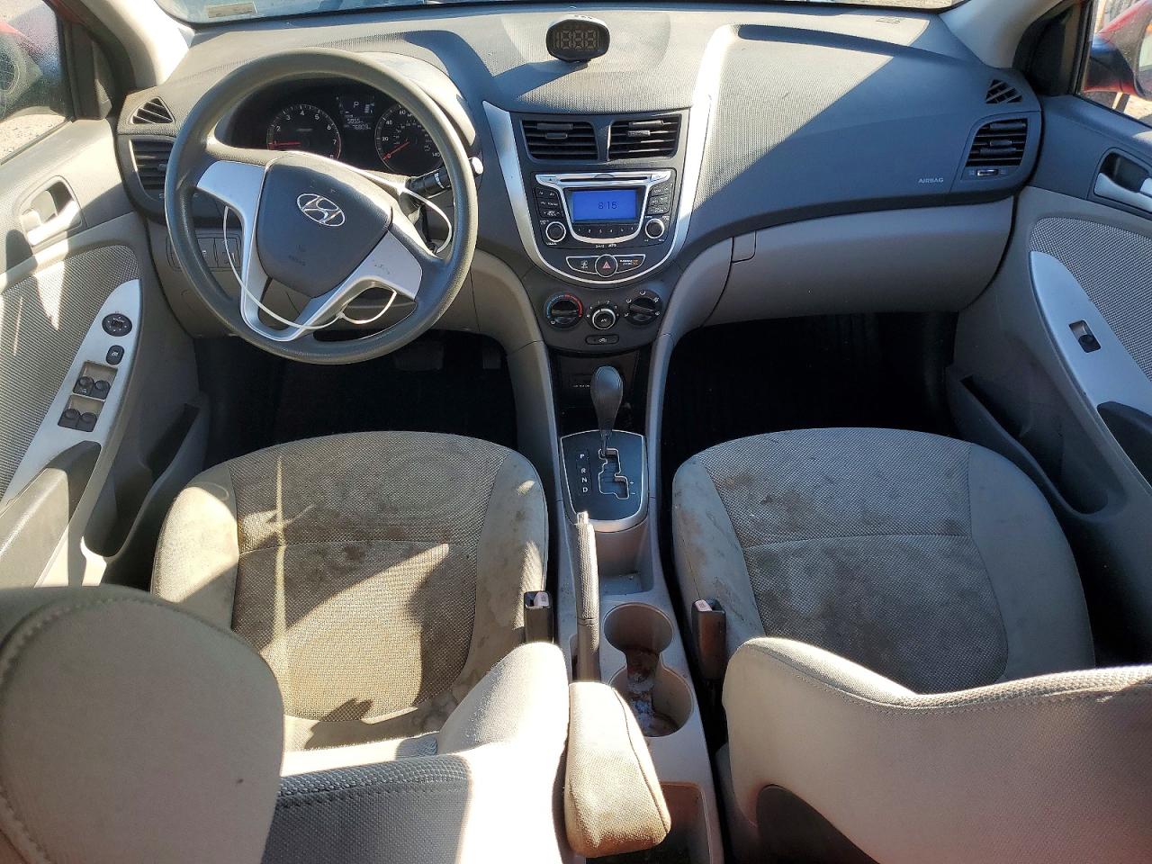 2012 Hyundai Accent Gls Red vin: KMHCT4AE1CU041395