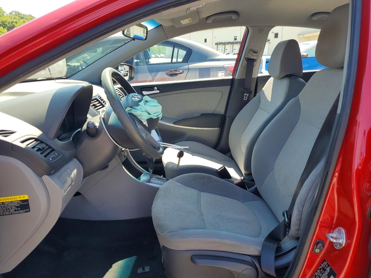 2012 Hyundai Accent Gls Red vin: KMHCT4AE1CU072789