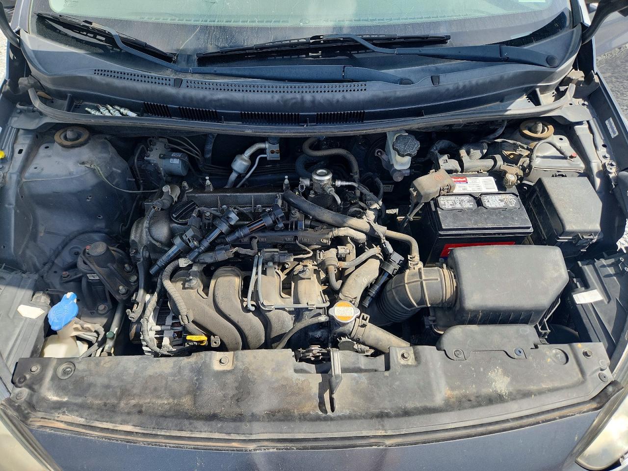 2012 Hyundai Accent Gls Gray vin: KMHCT4AE1CU084327