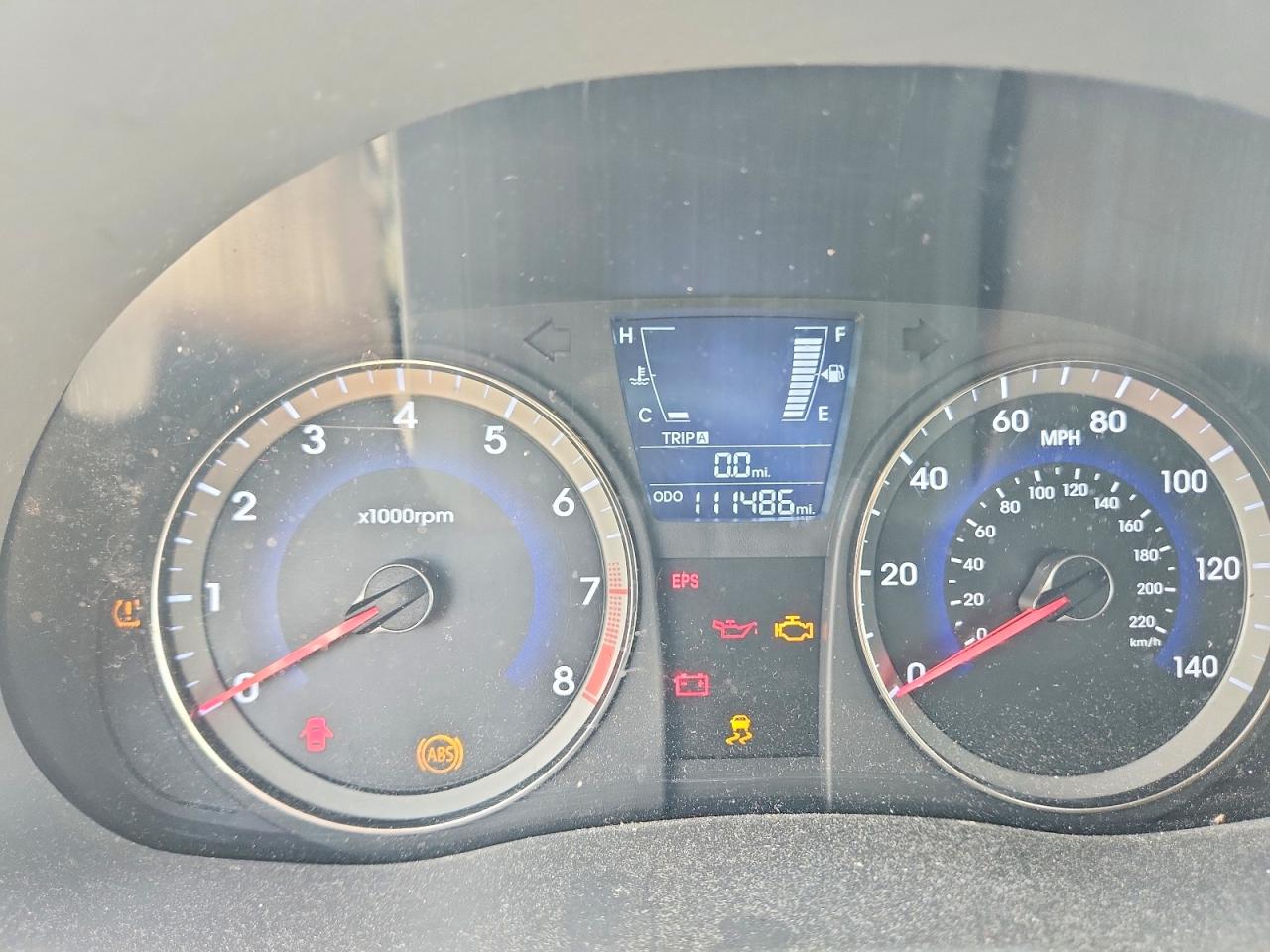 2012 Hyundai Accent Gls Gray vin: KMHCT4AE1CU084327