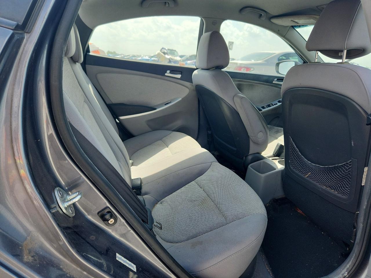 2012 Hyundai Accent Gls Gray vin: KMHCT4AE1CU084327