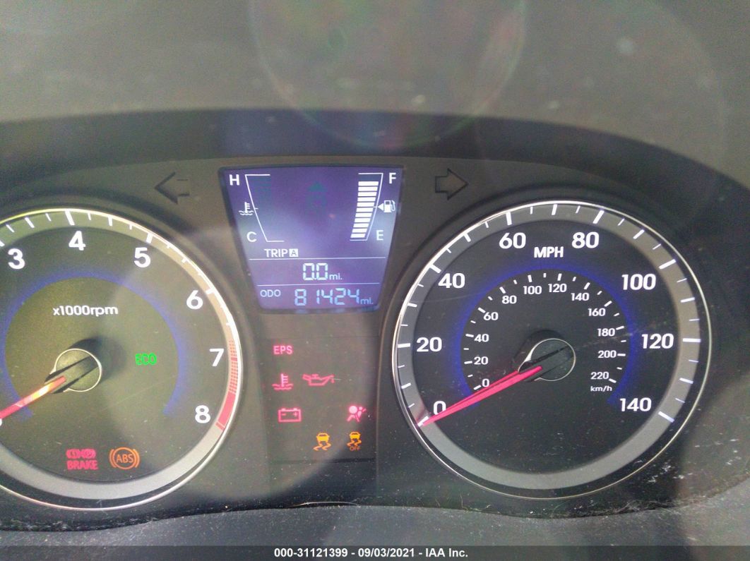 2012 Hyundai Accent Gls Gray vin: KMHCT4AE1CU245517