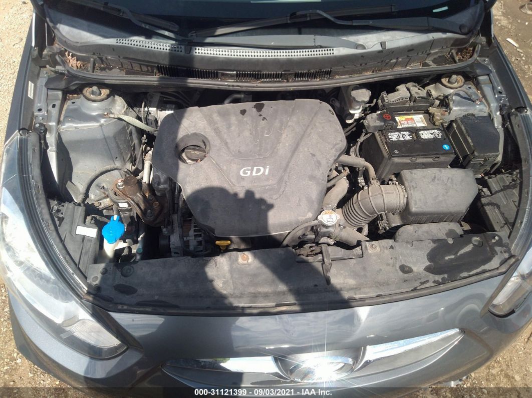 2012 Hyundai Accent Gls Gray vin: KMHCT4AE1CU245517