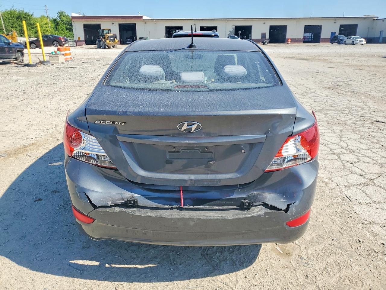 2012 Hyundai Accent Gls Gray vin: KMHCT4AE1CU245517
