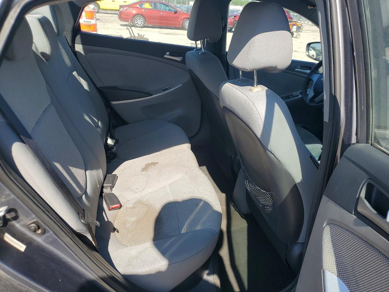 2012 Hyundai Accent Gls Gray vin: KMHCT4AE1CU245517