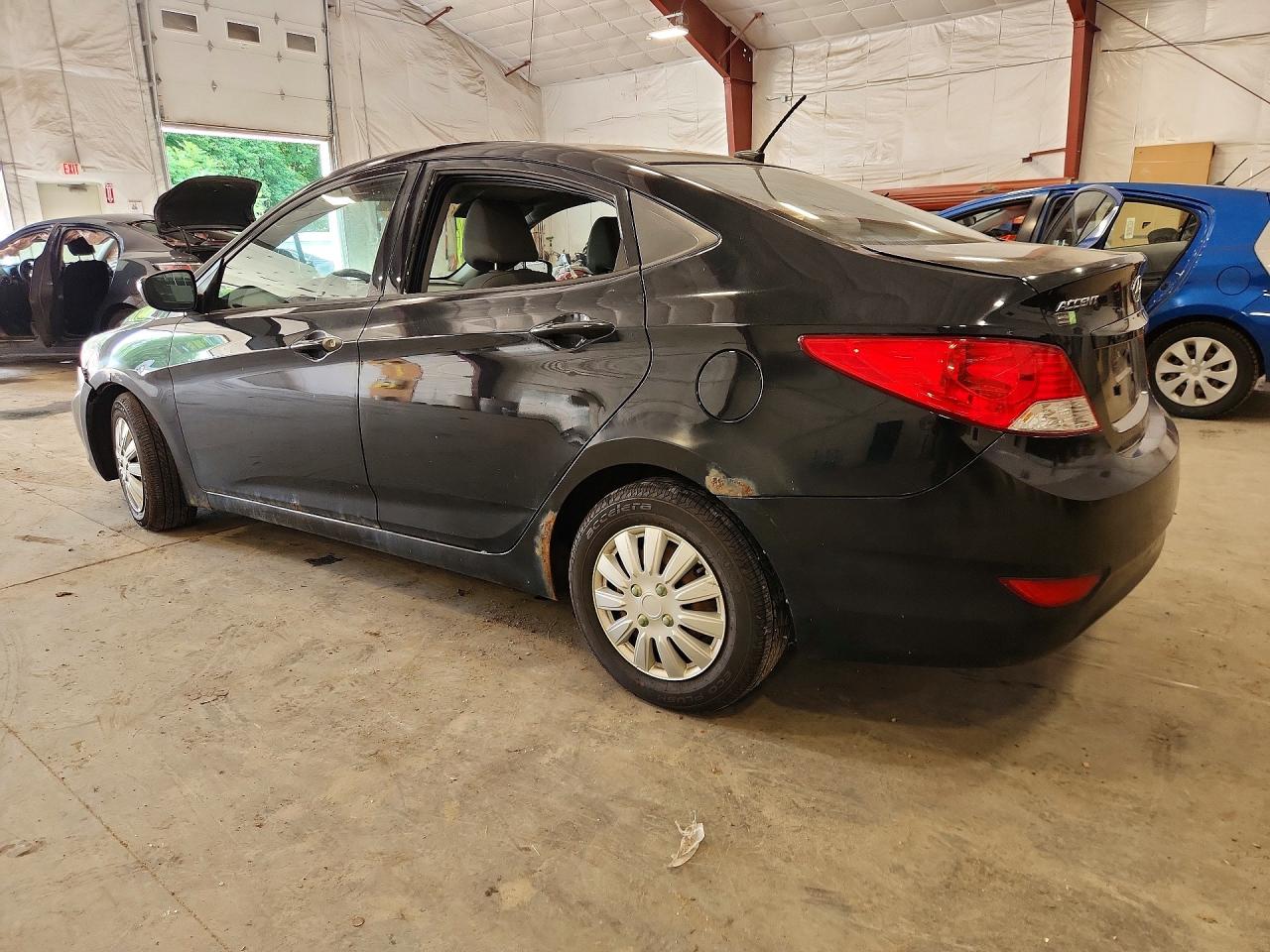 2013 Hyundai Accent Gls Black vin: KMHCT4AE1DU298333