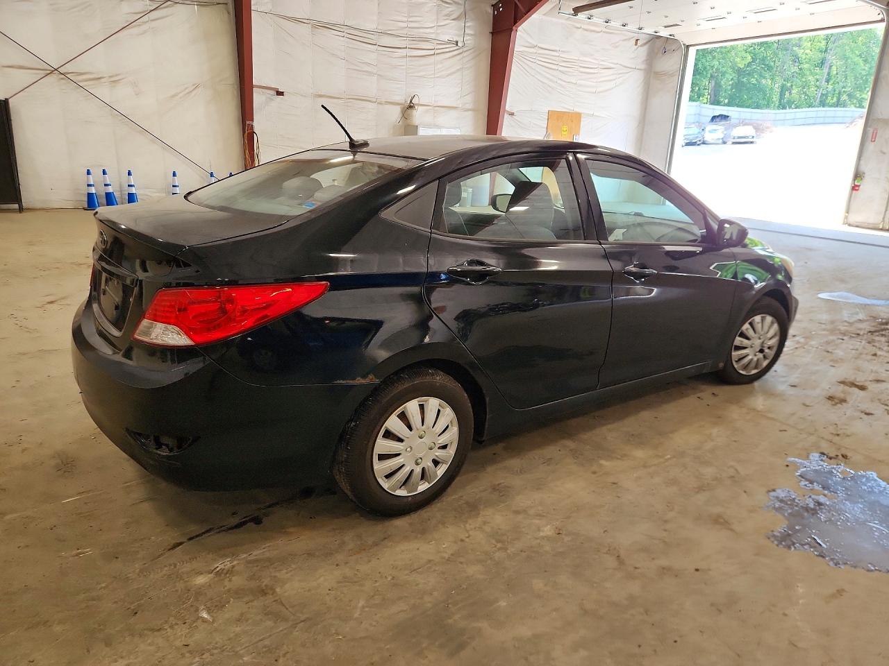 2013 Hyundai Accent Gls Black vin: KMHCT4AE1DU298333