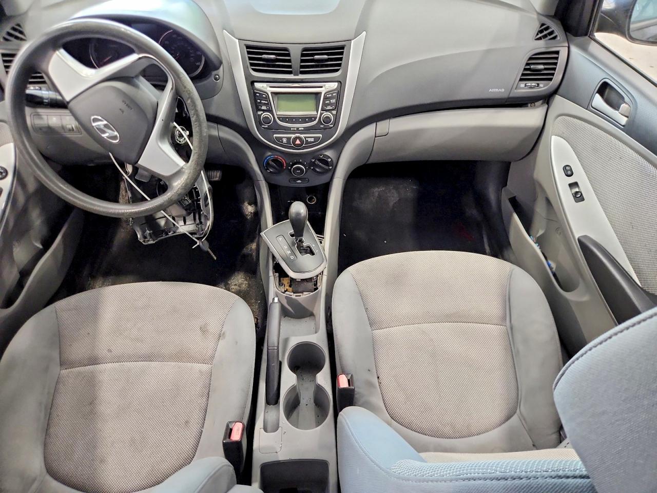 2013 Hyundai Accent Gls Black vin: KMHCT4AE1DU298333