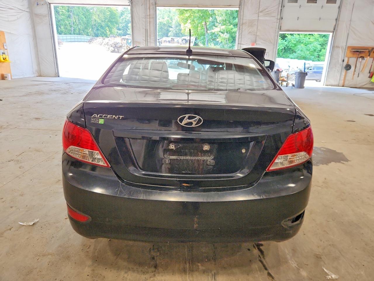 2013 Hyundai Accent Gls Black vin: KMHCT4AE1DU298333