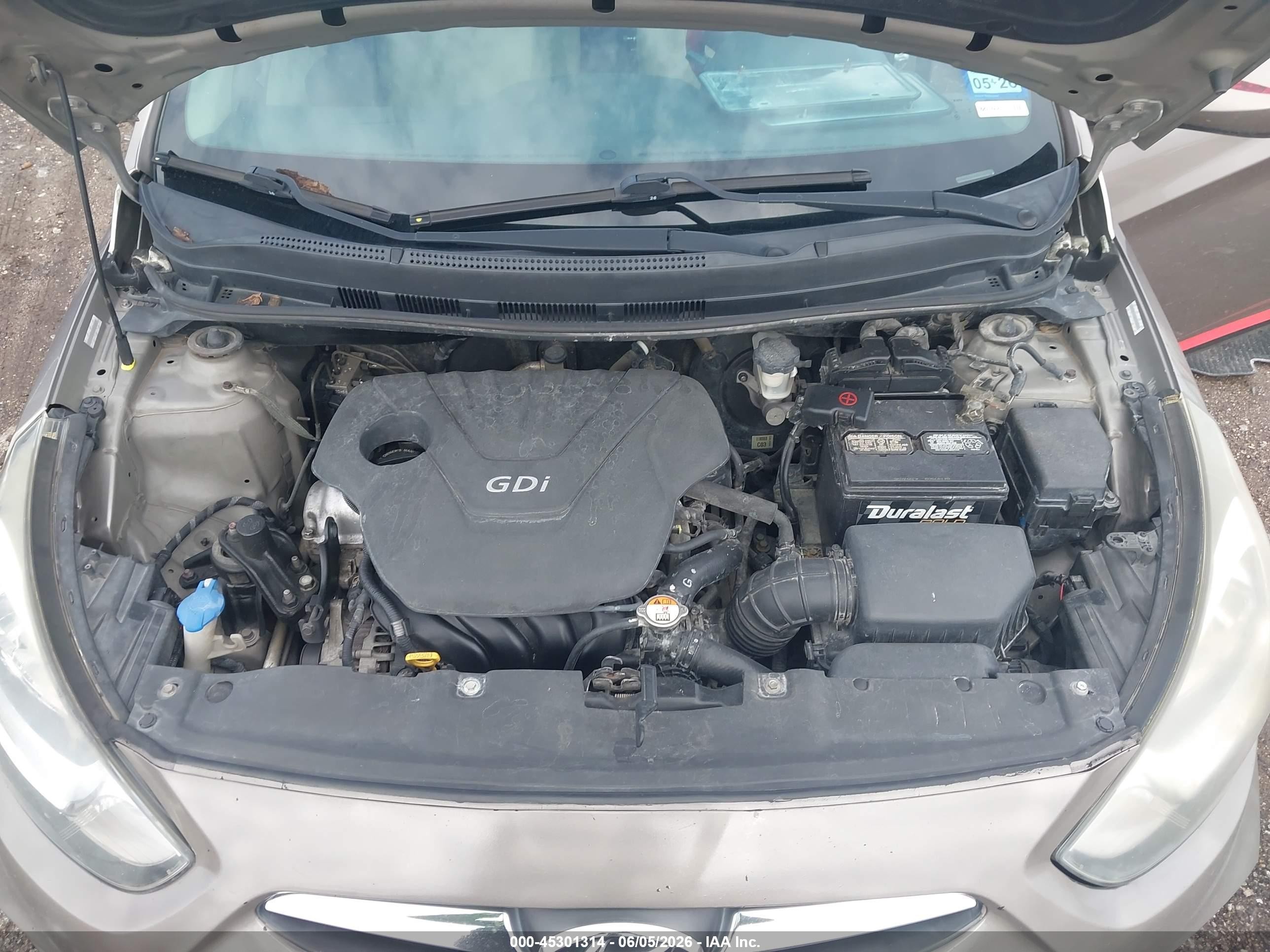 2013 Hyundai Accent Gls Brown vin: KMHCT4AE1DU349491