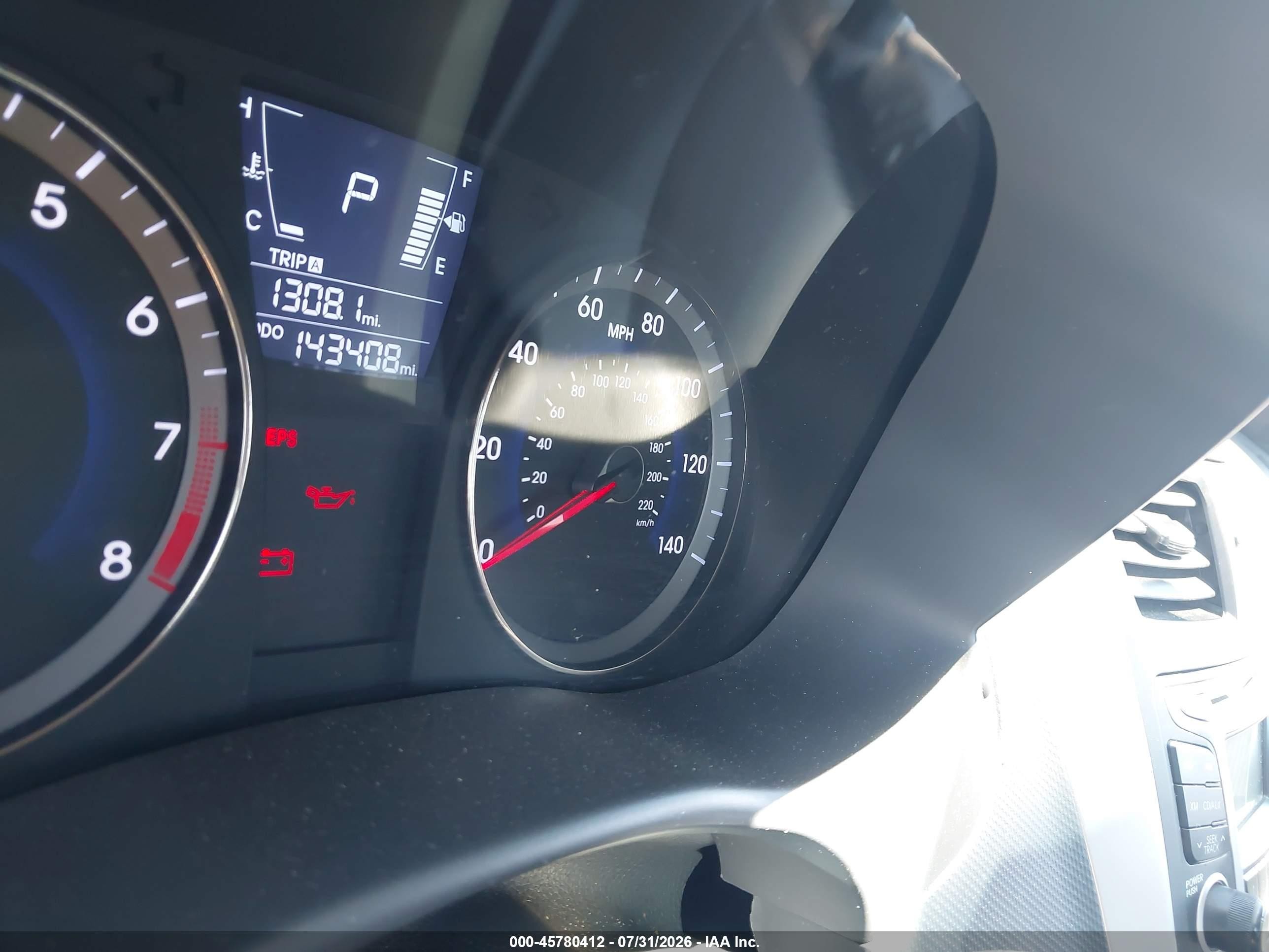 2013 Hyundai Accent Gls Blue vin: KMHCT4AE1DU448375