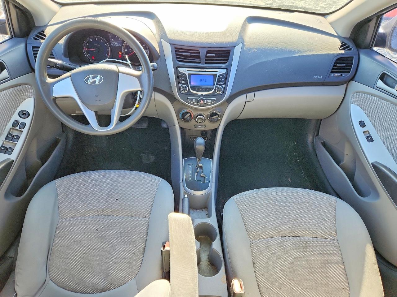 2013 Hyundai Accent Gls Black vin: KMHCT4AE1DU462258