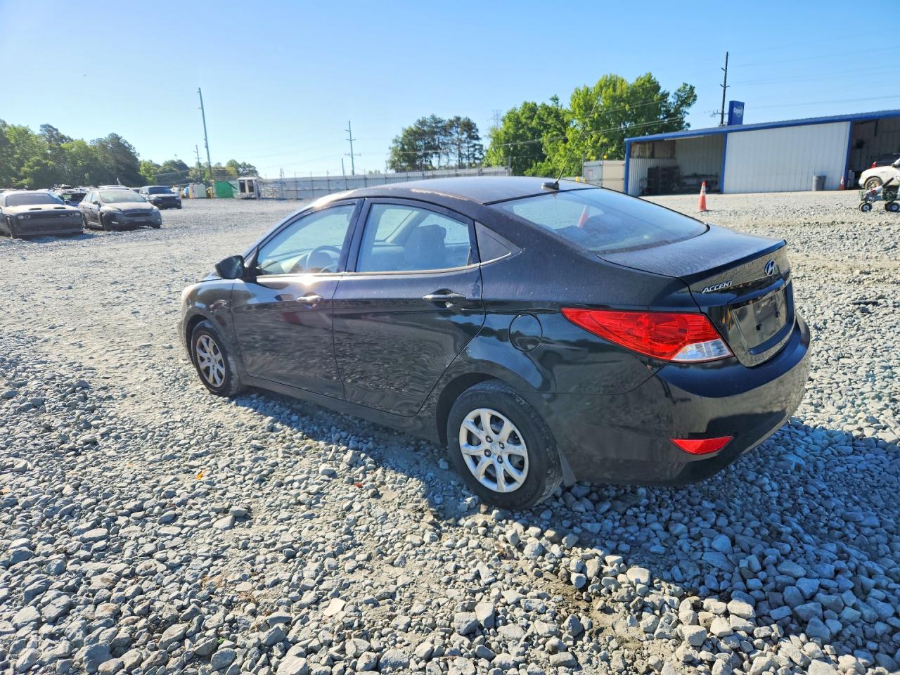 2013 Hyundai Accent Gls Black vin: KMHCT4AE1DU462258