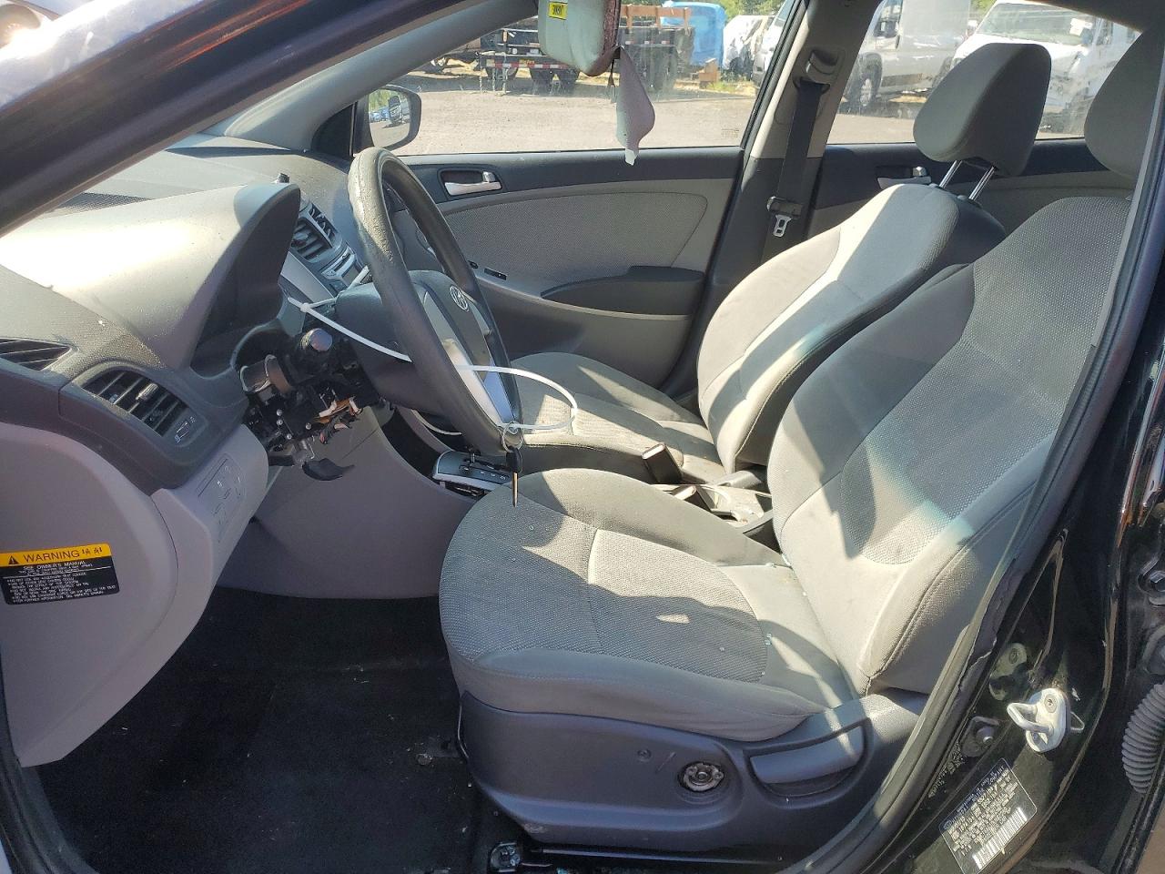 2013 Hyundai Accent Gls Черный vin: KMHCT4AE1DU462289