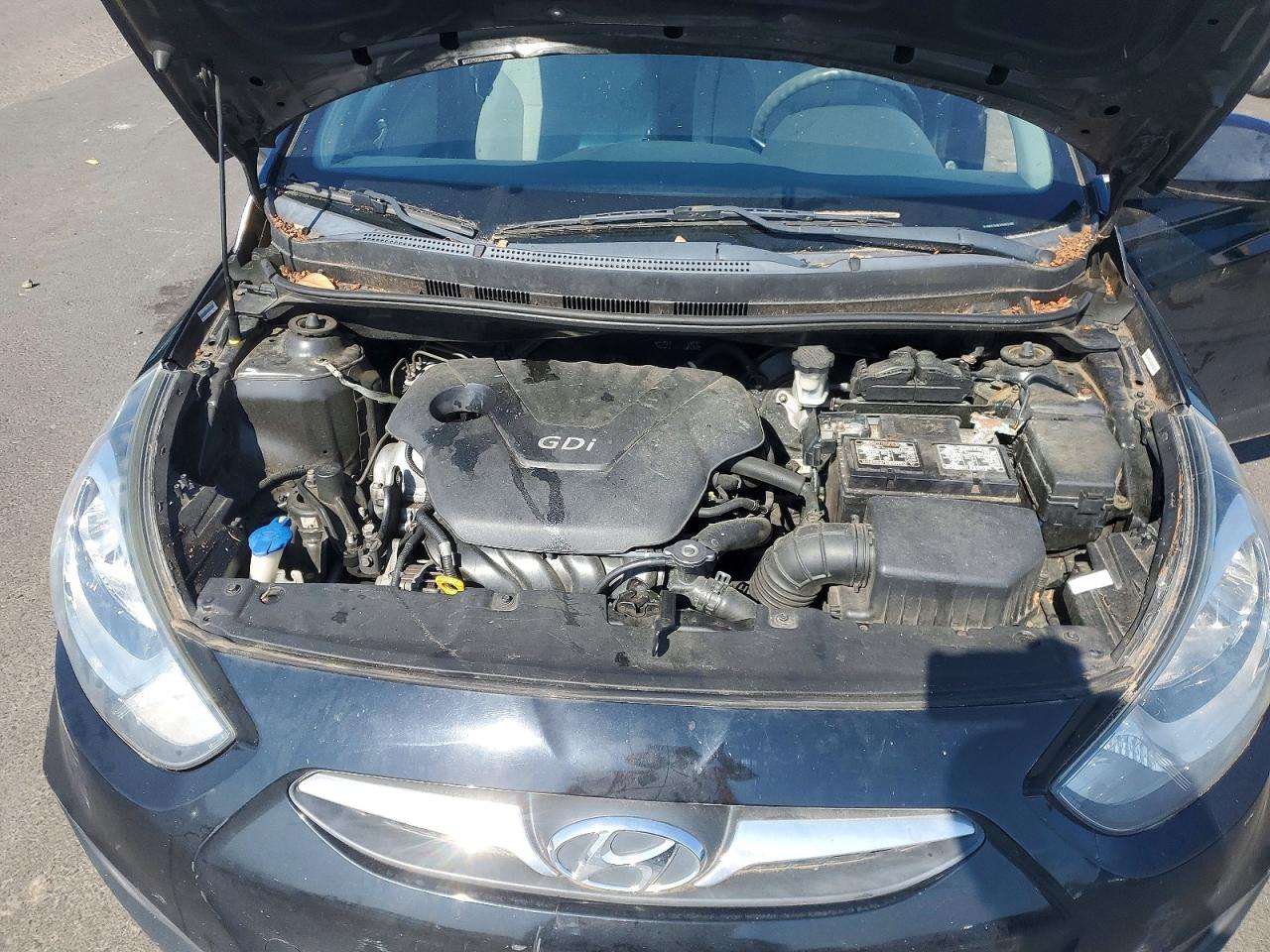 2013 Hyundai Accent Gls Черный vin: KMHCT4AE1DU462289
