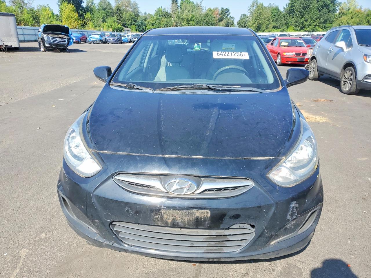 2013 Hyundai Accent Gls Черный vin: KMHCT4AE1DU462289