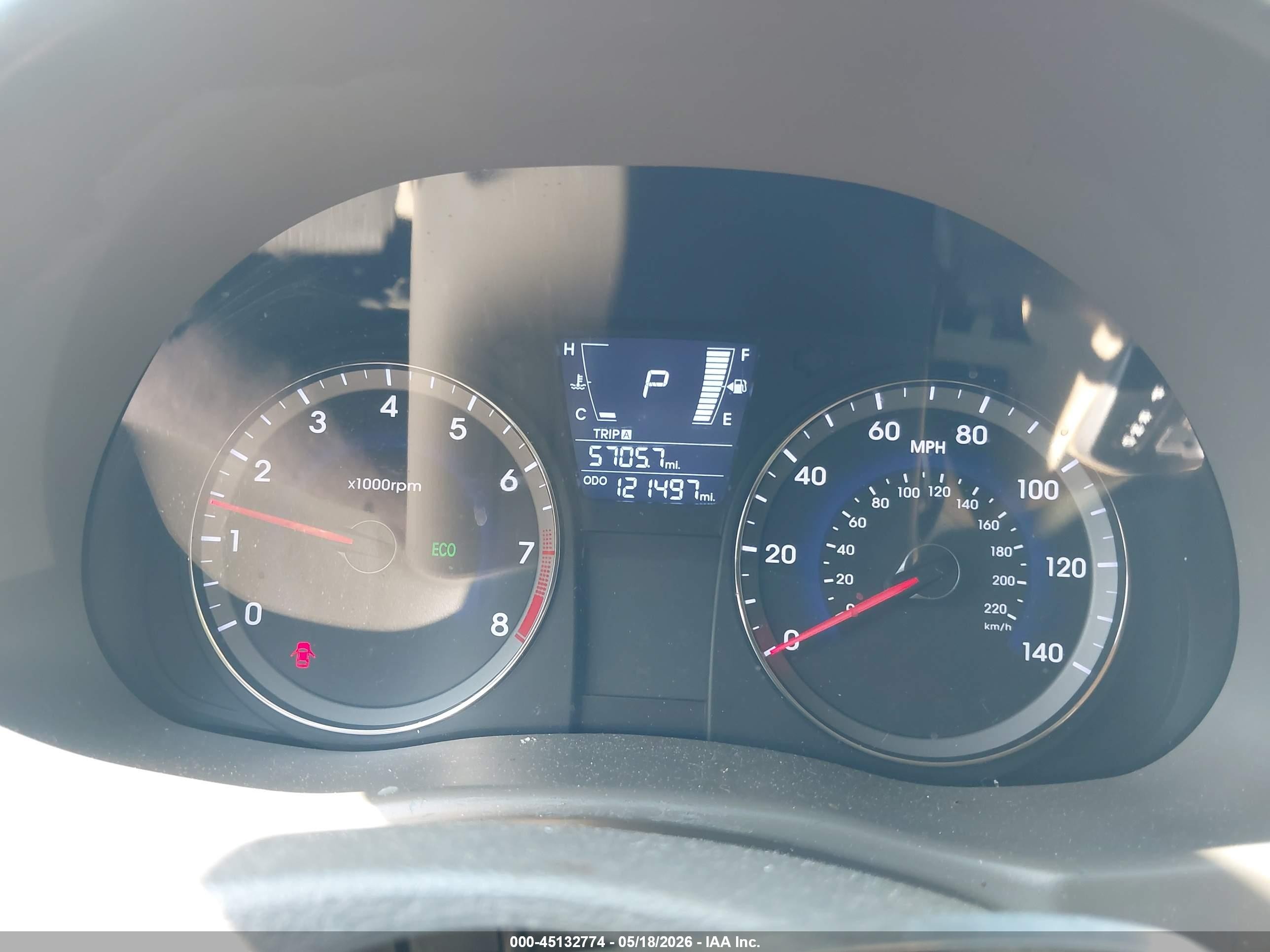 2013 Hyundai Accent Gls White vin: KMHCT4AE1DU489864