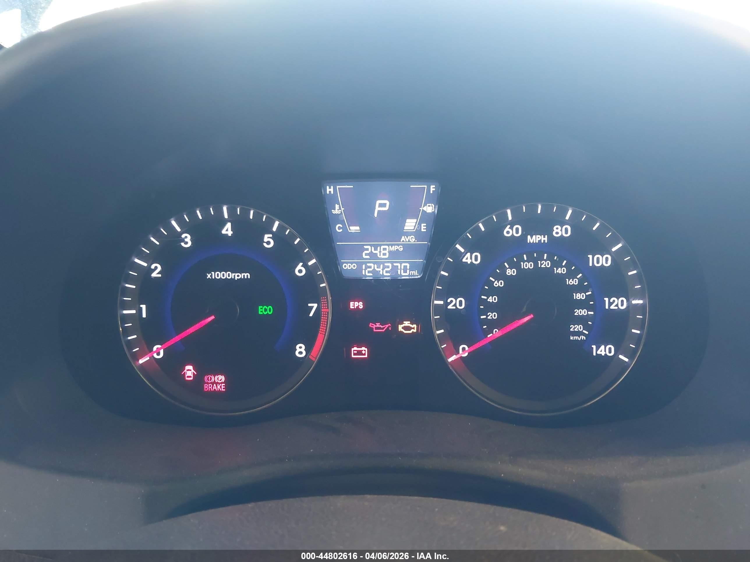 2013 Hyundai Accent Gls Blue vin: KMHCT4AE1DU499195