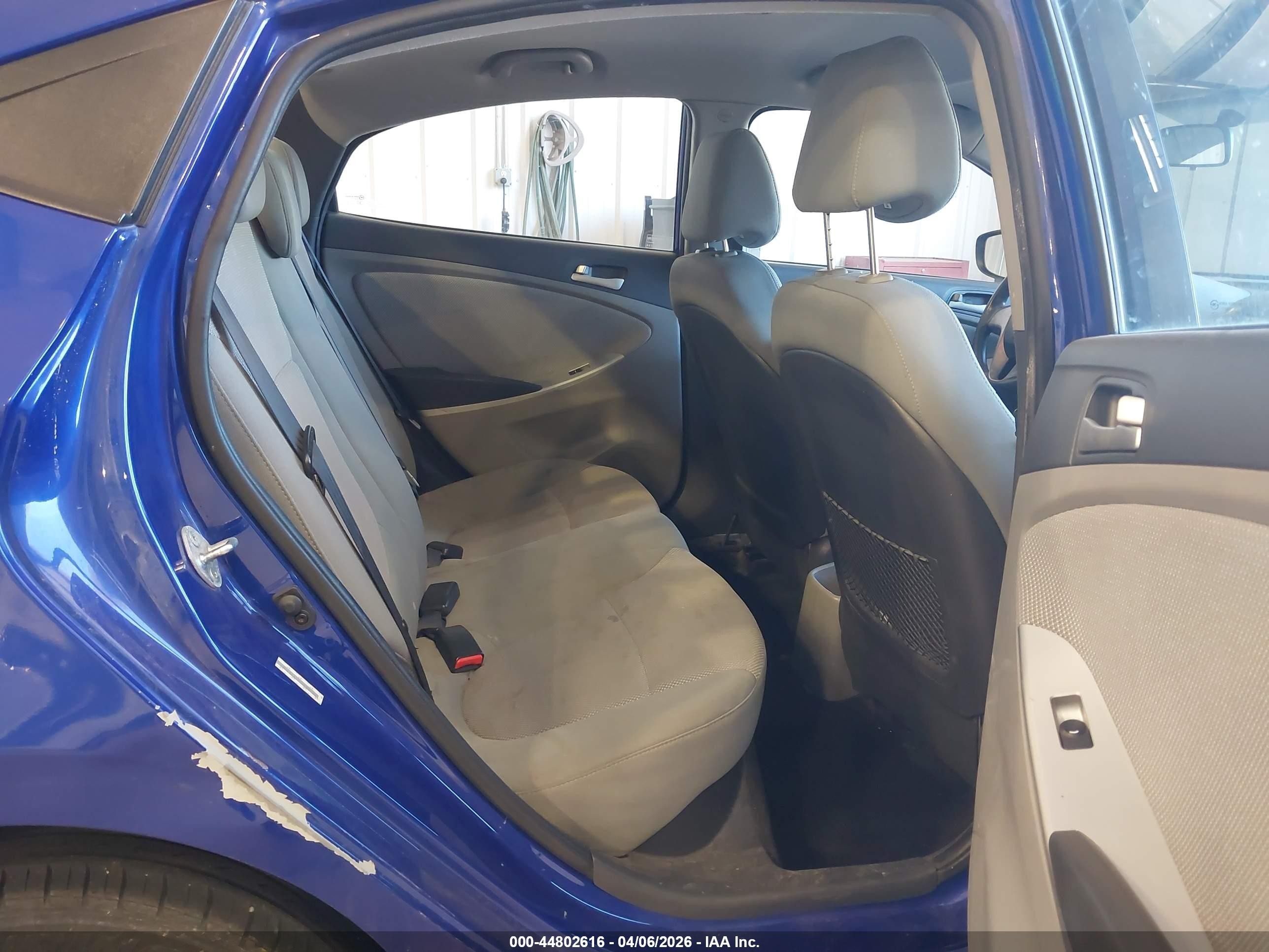 2013 Hyundai Accent Gls Blue vin: KMHCT4AE1DU499195