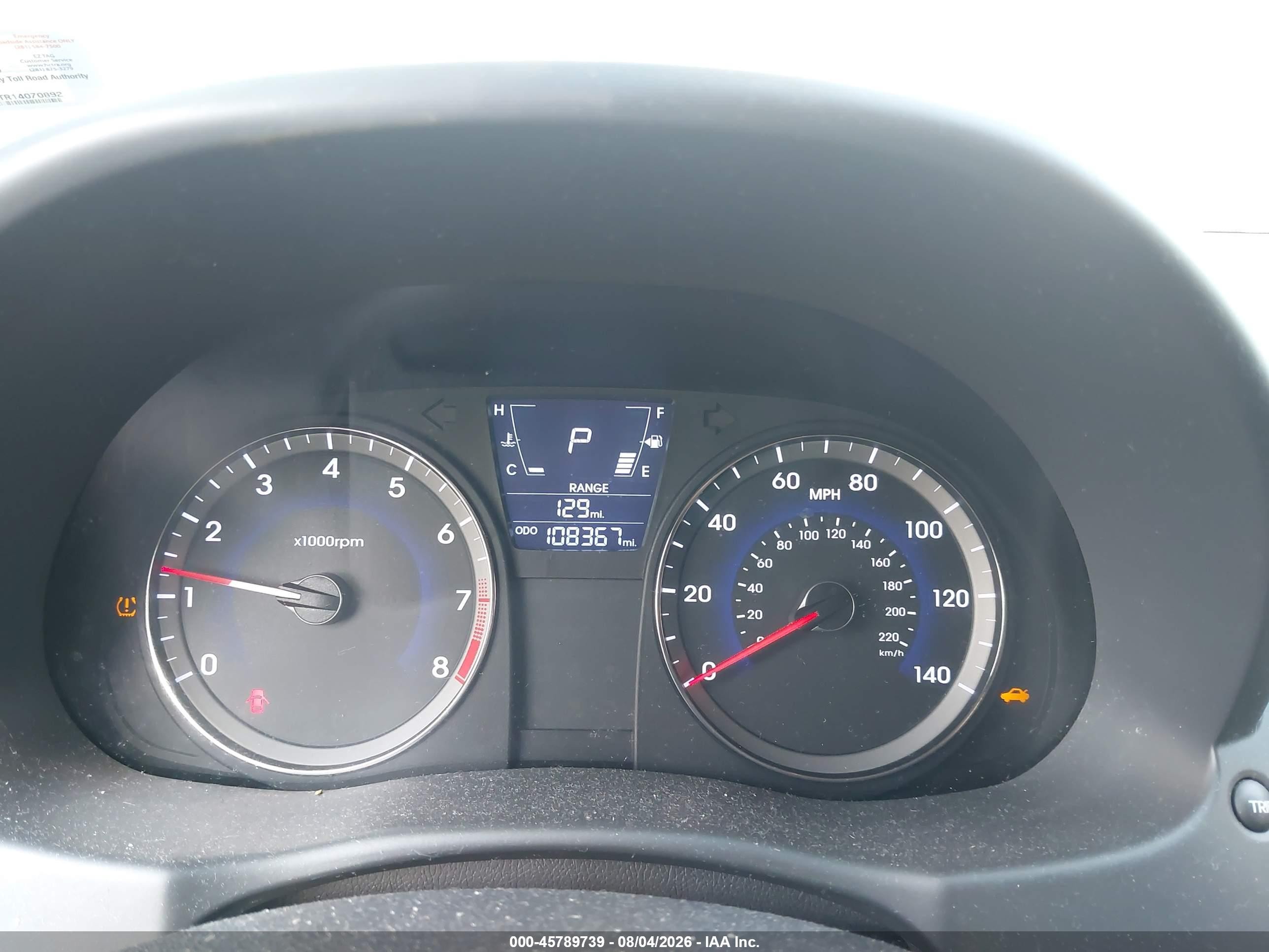 2013 Hyundai Accent Gls Gray vin: KMHCT4AE1DU535807