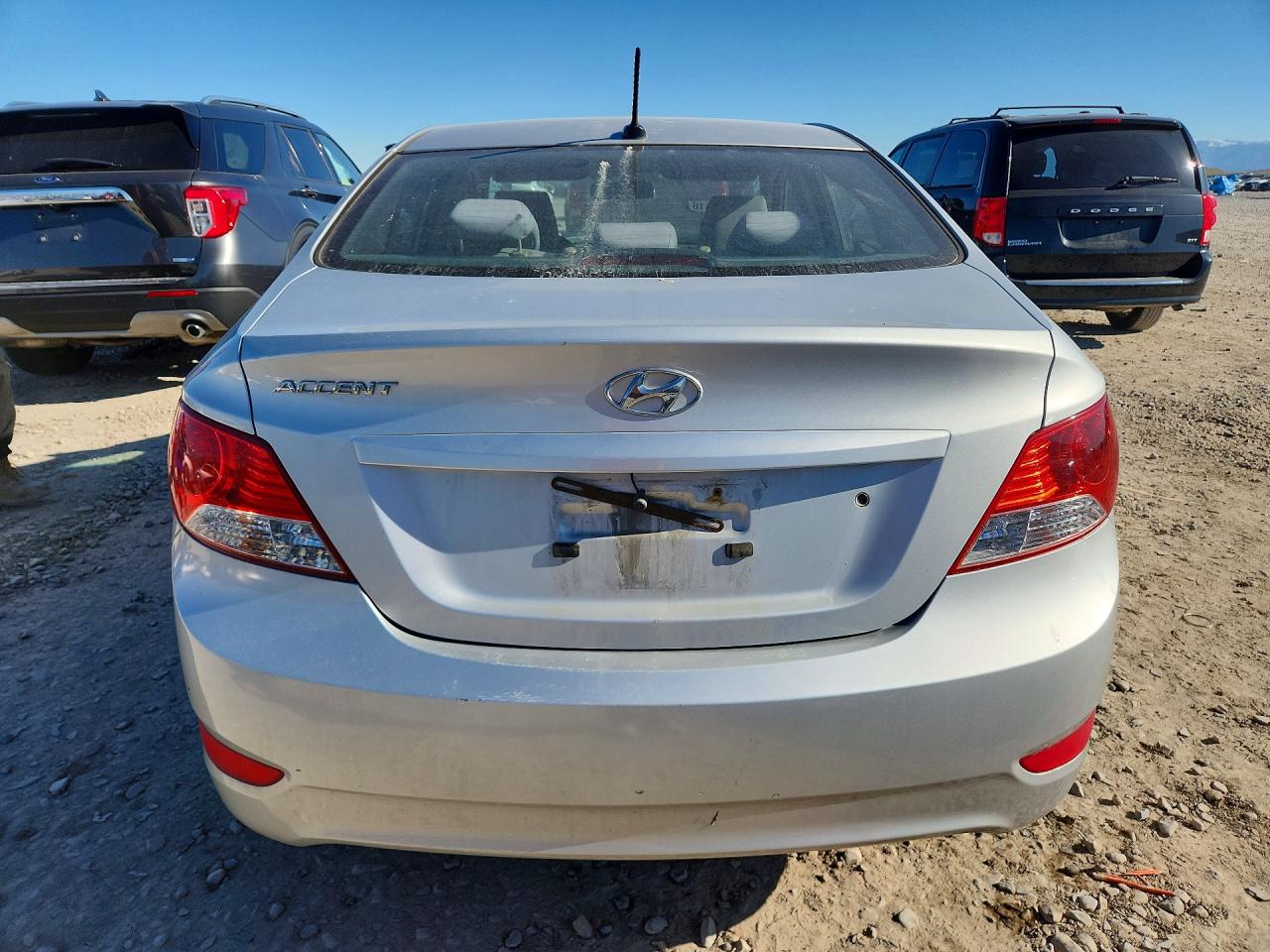 2013 Hyundai Accent Gls Silver vin: KMHCT4AE1DU541784