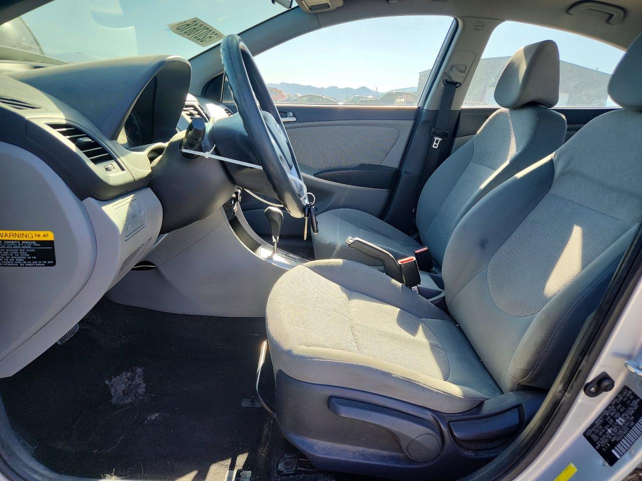 2013 Hyundai Accent Gls Silver vin: KMHCT4AE1DU541784