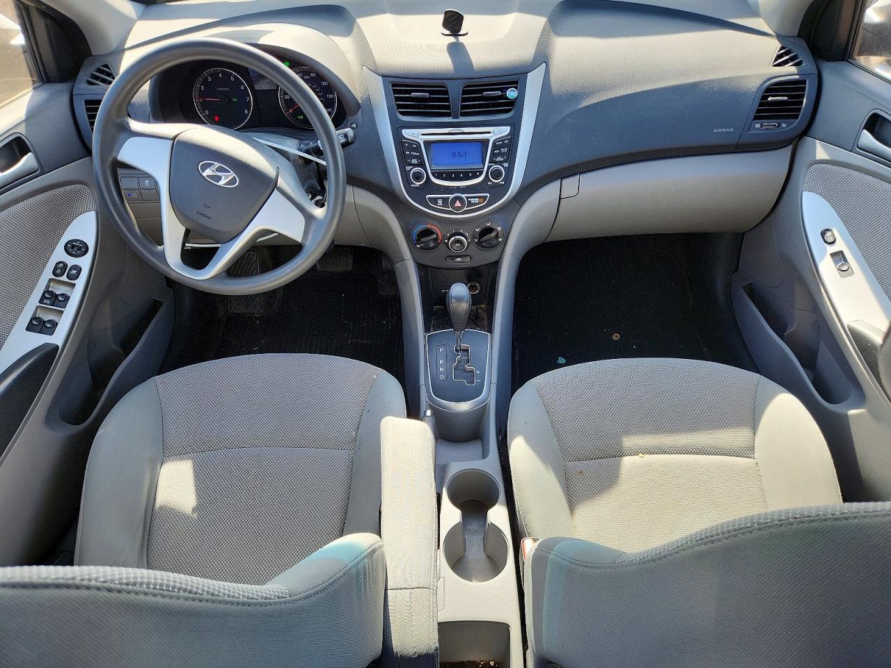 2013 Hyundai Accent Gls Silver vin: KMHCT4AE1DU543549