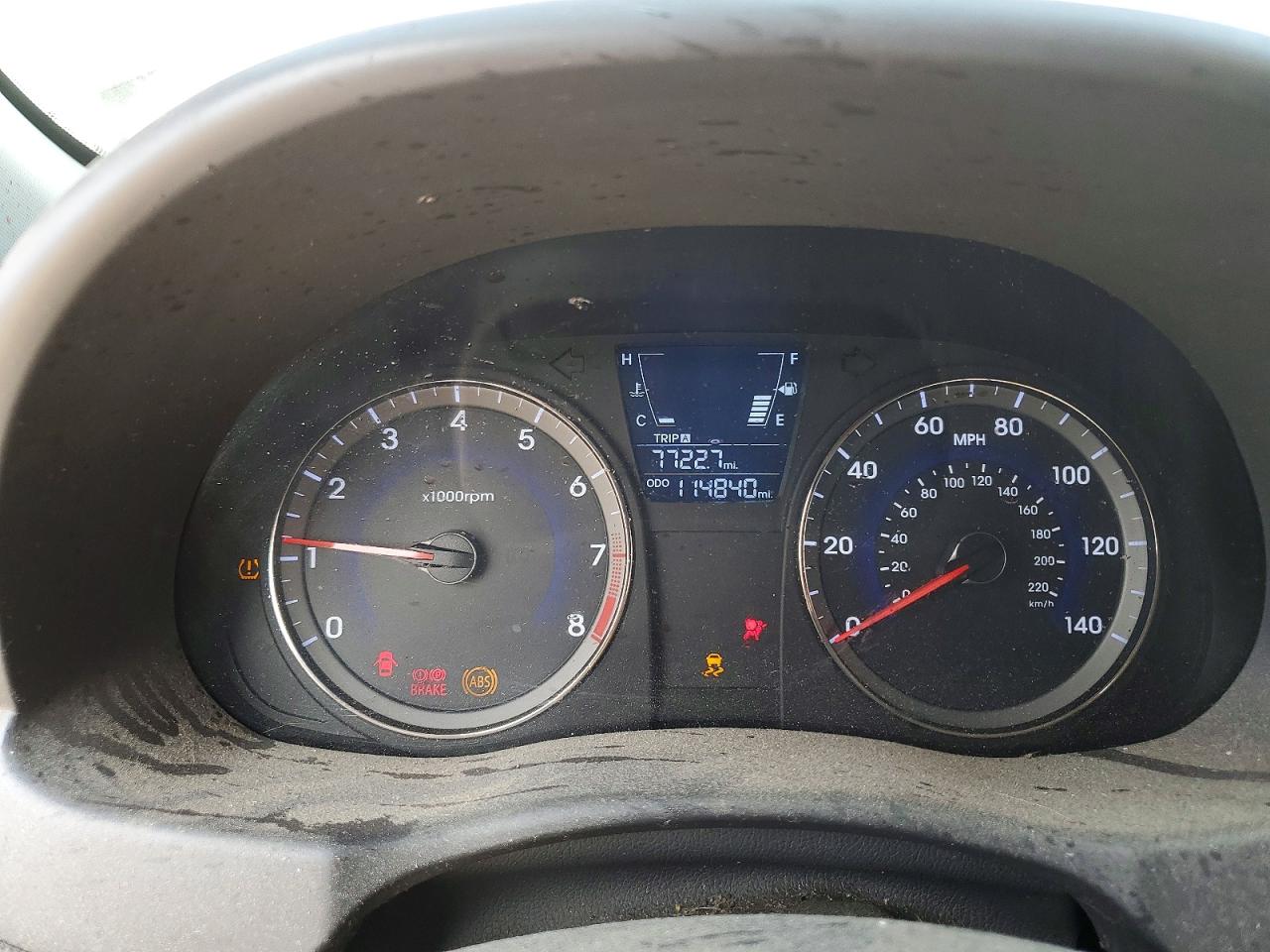 2014 Hyundai Accent Gls Silver vin: KMHCT4AE1EU622091