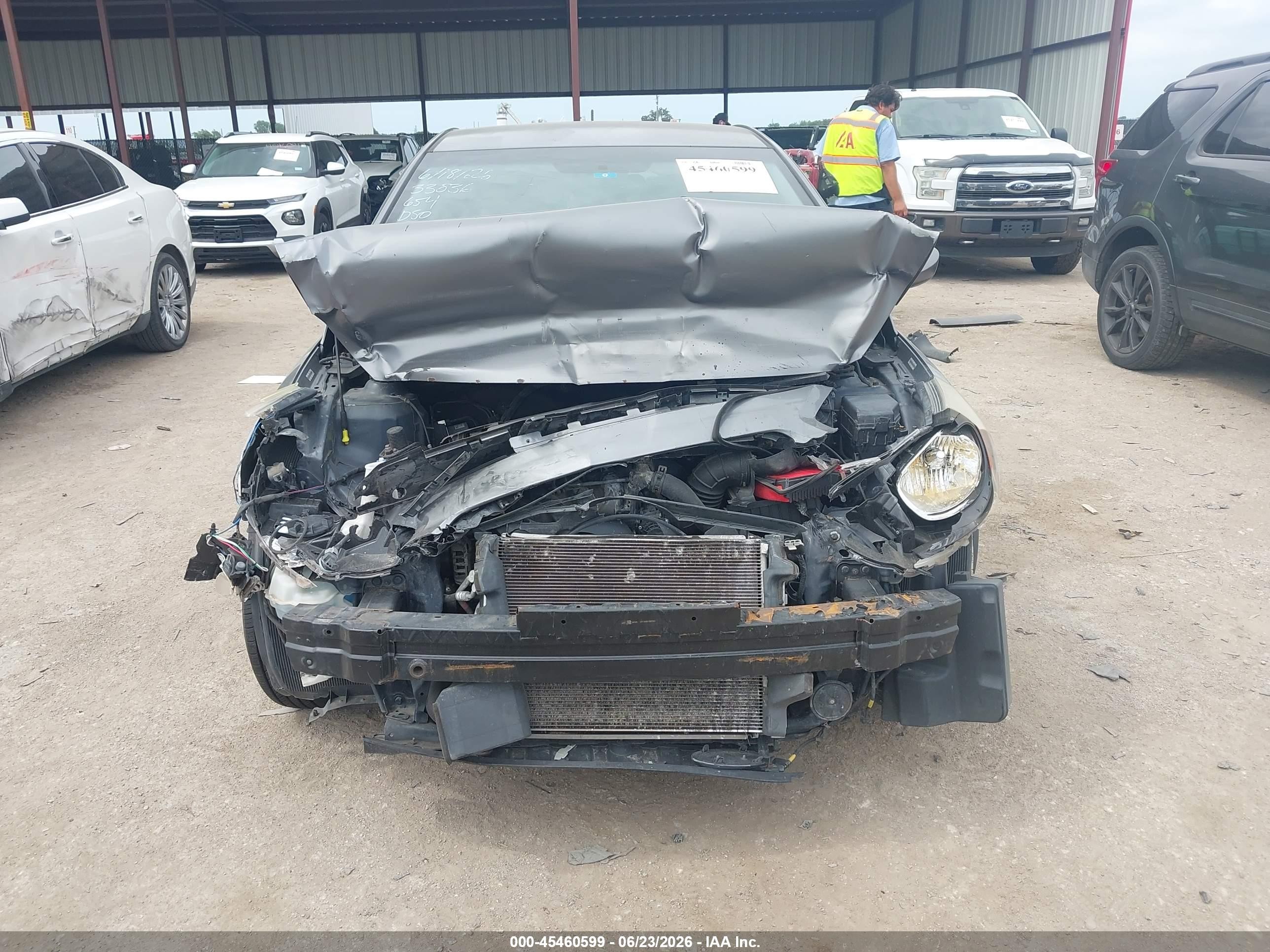 2014 Hyundai Accent Gls Gray vin: KMHCT4AE1EU636931