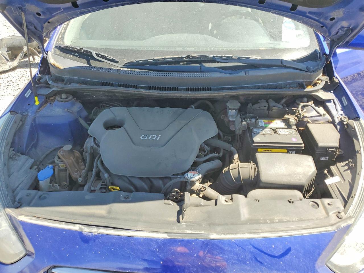 2014 Hyundai Accent Gls Blue vin: KMHCT4AE1EU685627