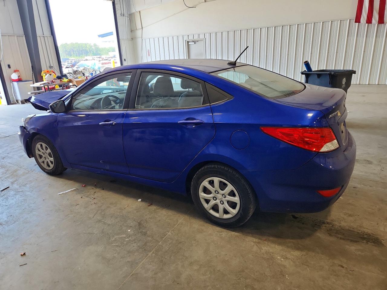 2014 Hyundai Accent Gls Blue vin: KMHCT4AE1EU703463