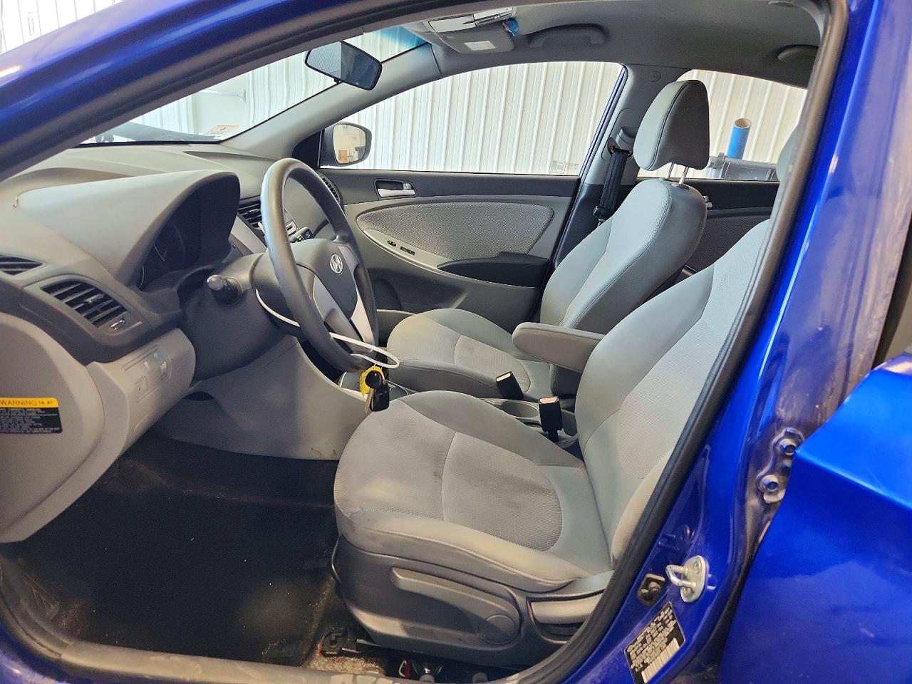 2014 Hyundai Accent Gls Blue vin: KMHCT4AE1EU703463