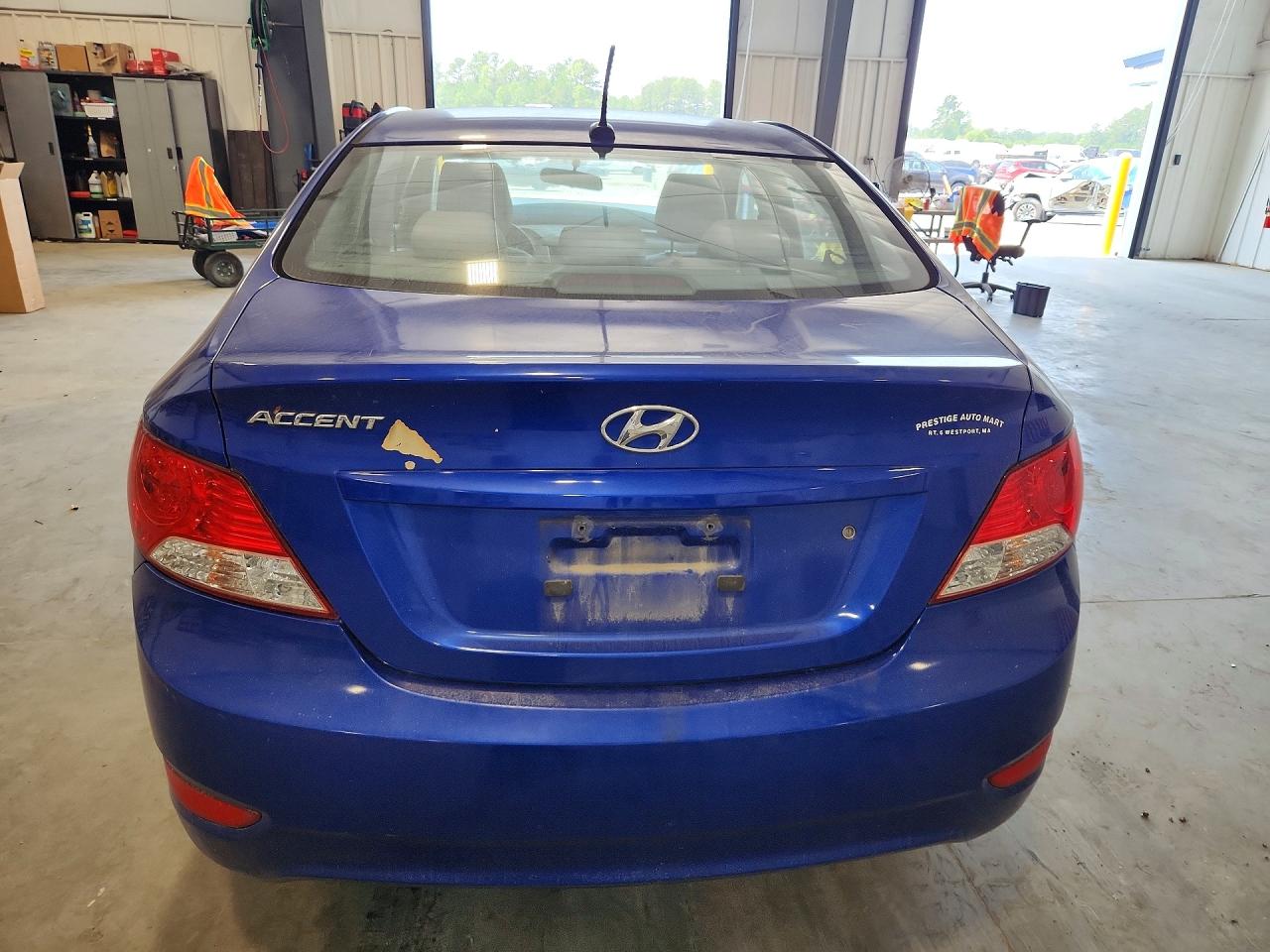 2014 Hyundai Accent Gls Blue vin: KMHCT4AE1EU703463