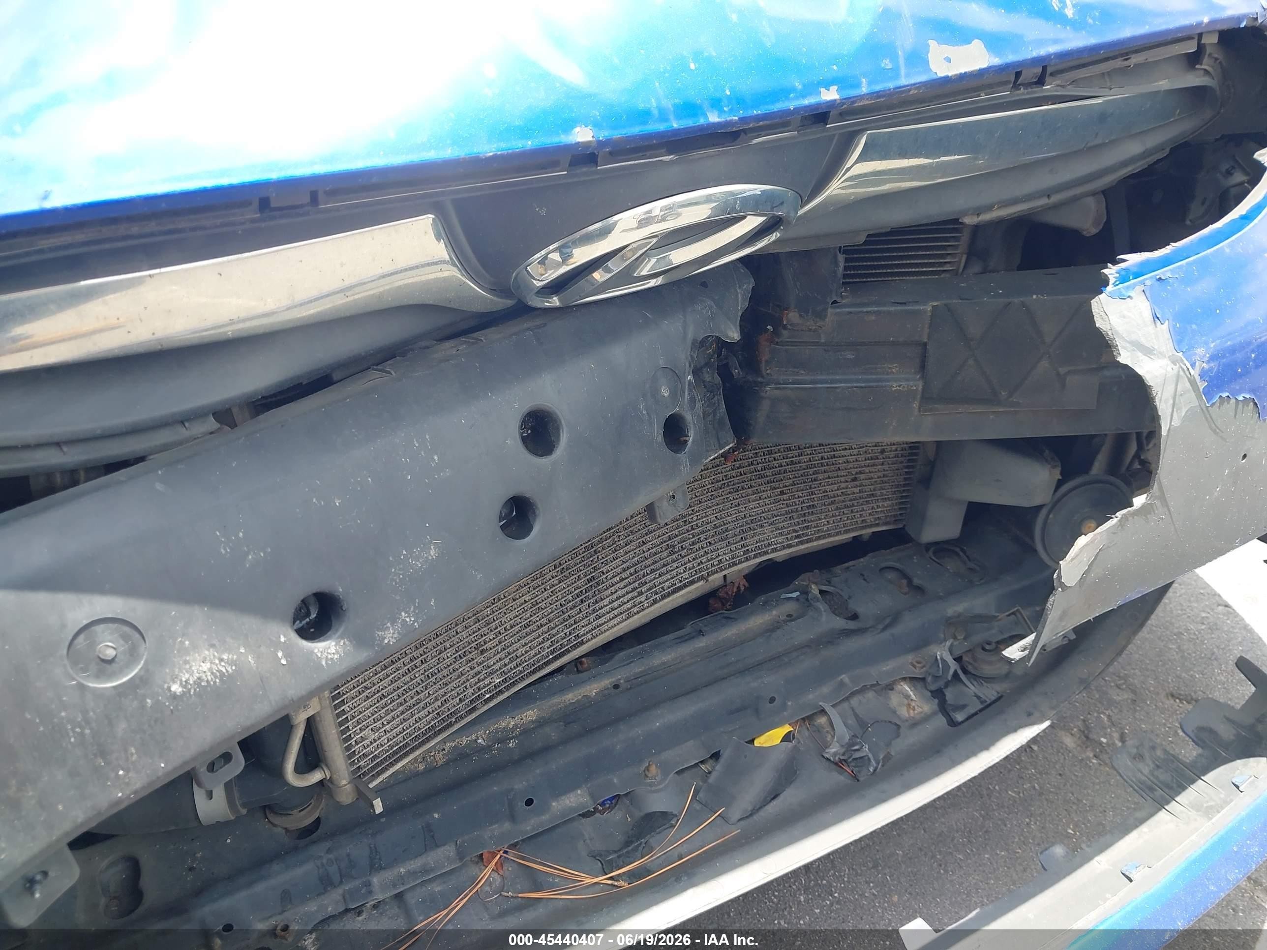 2014 Hyundai Accent Gls Blue vin: KMHCT4AE1EU733675