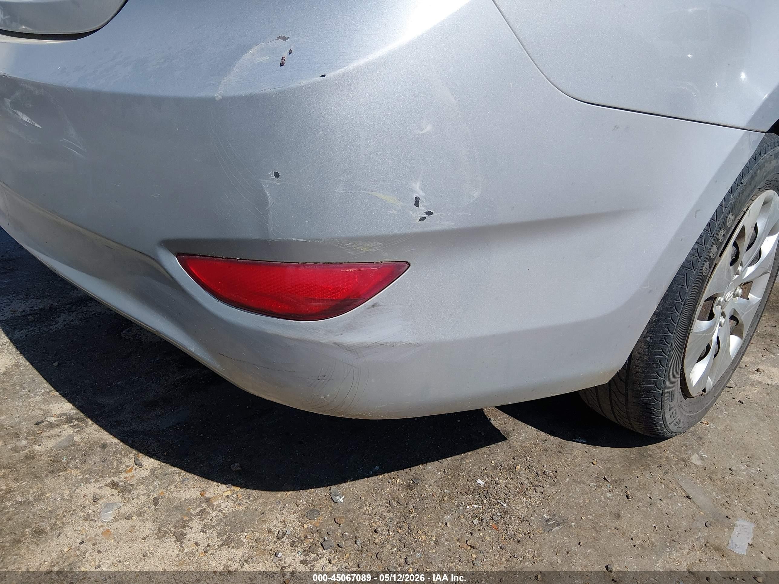 2015 Hyundai Accent Gls Silver vin: KMHCT4AE1FU838749