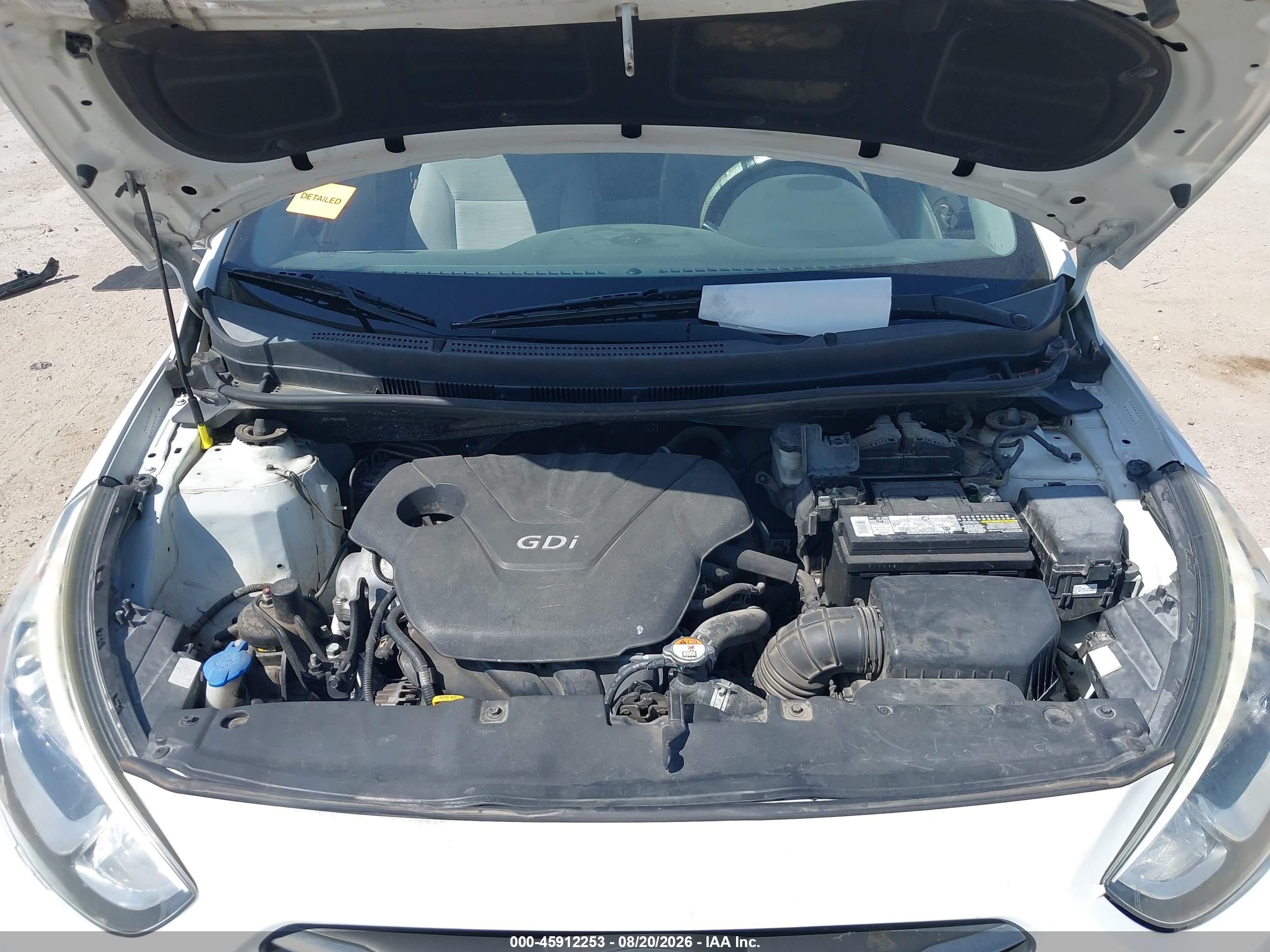 2015 Hyundai Accent Gls White vin: KMHCT4AE1FU855258