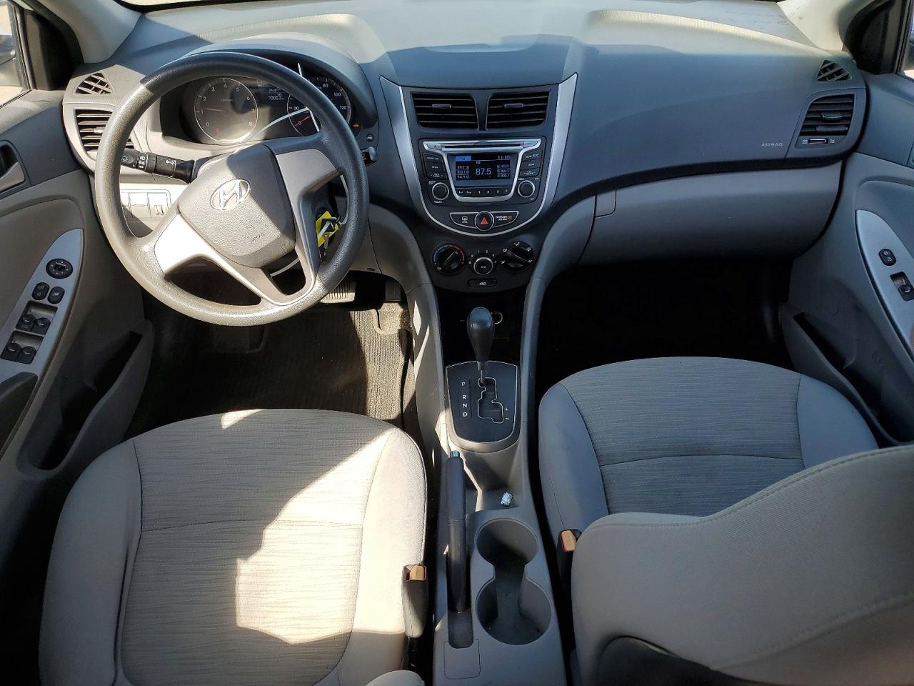2015 Hyundai Accent Gls White vin: KMHCT4AE1FU871122