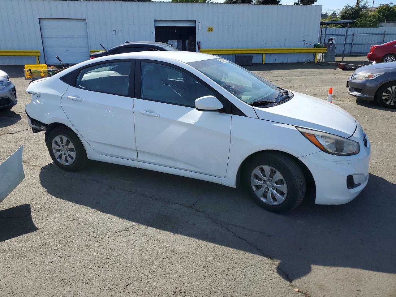 2015 Hyundai Accent Gls White vin: KMHCT4AE1FU871122