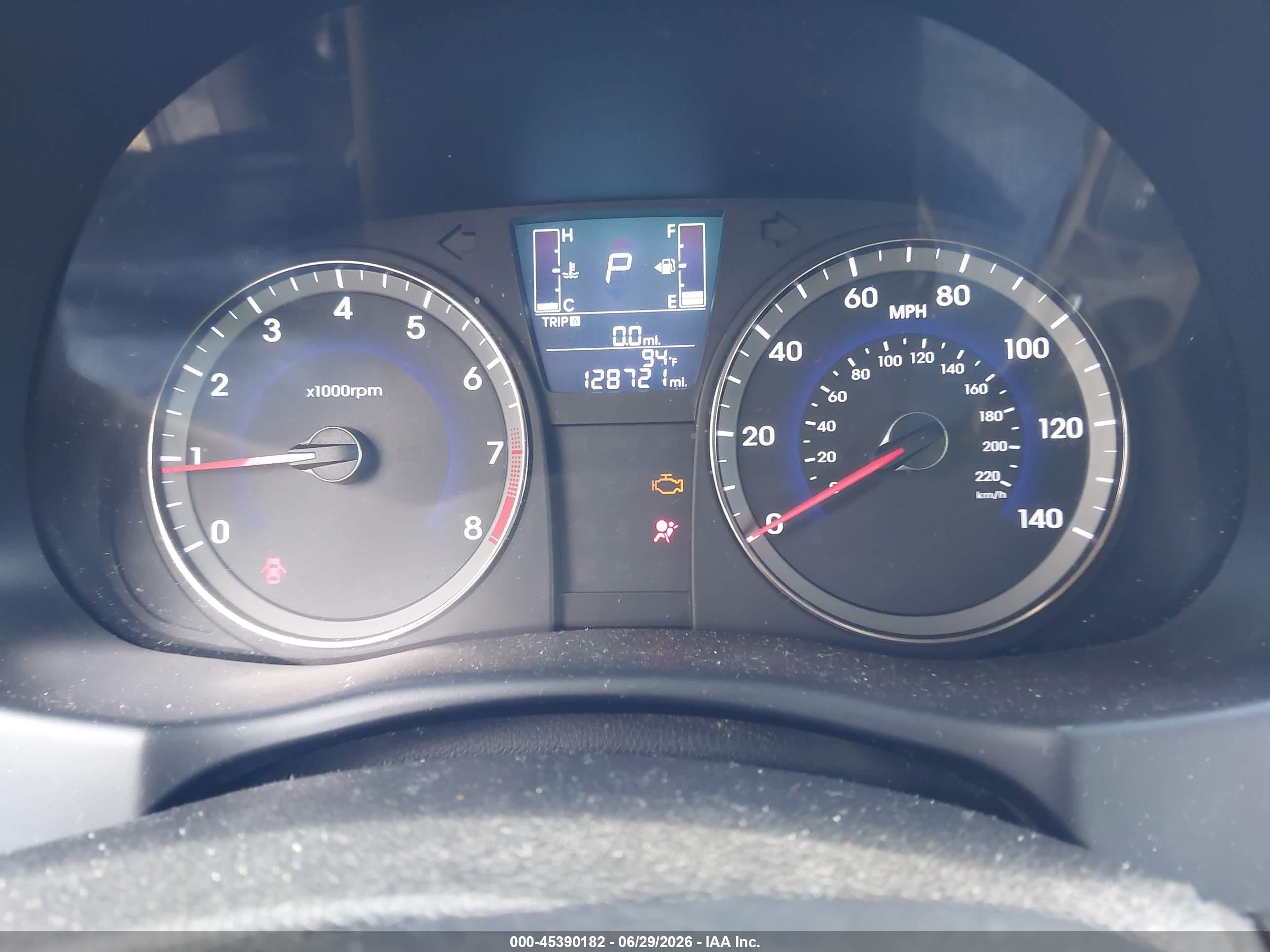 2015 Hyundai Accent Gls Черный vin: KMHCT4AE1FU906550